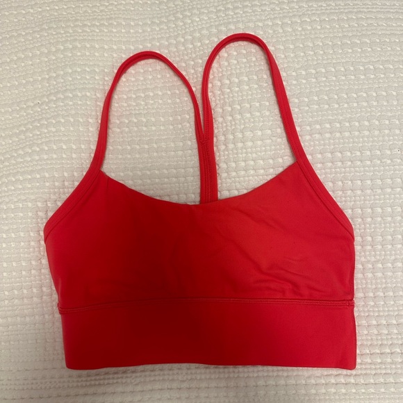 Lululemon Flow Y Bra Nulu, Lip Gloss (4) - Picture 1 of 3